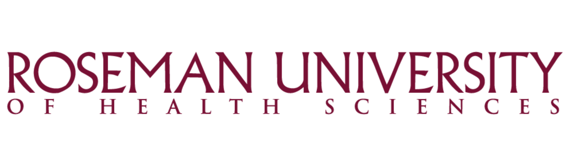 Roseman University of Health Sciences Logo, visit link by clicking