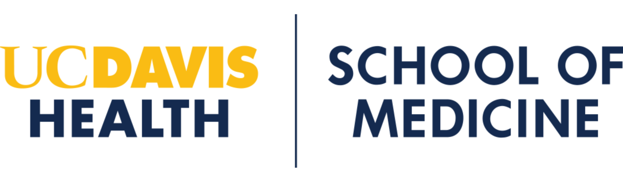 UC Davis School of Medicine Logo, visit link by clicking